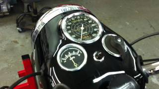 1959 Triumph Bonneville restoration first start