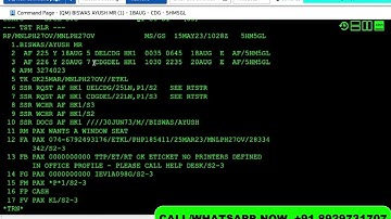 AMADEUS ENGLISH SESSION - 15 | HOW TO ADD MEALS IN AMADEUS | MEALS IN FLIGHT | GAURAV GERA