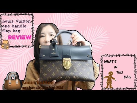 REVIEW* Louis Vuitton one handle flap bag ➕ what's in this bag? 