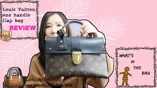 REVIEW* Louis Vuitton one handle flap bag ➕ what's in this bag