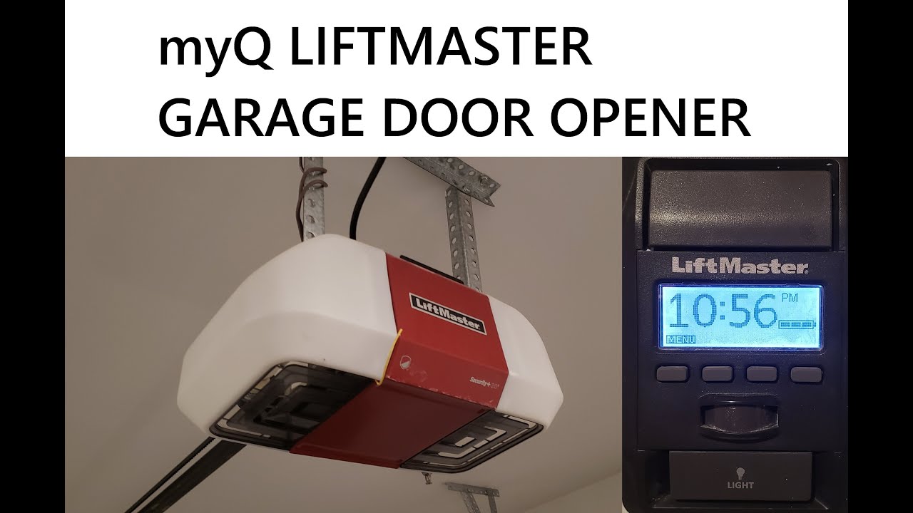 myQ LIFTMASTER Garage Door Opener | Wi-Fi Setting change - YouTube