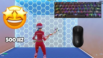 Apex Pro Mini ASMR😴1v1 Piece Control🤩Satisfying Fortnite Keyboard Gameplay🏆4K Smooth 360 FPS