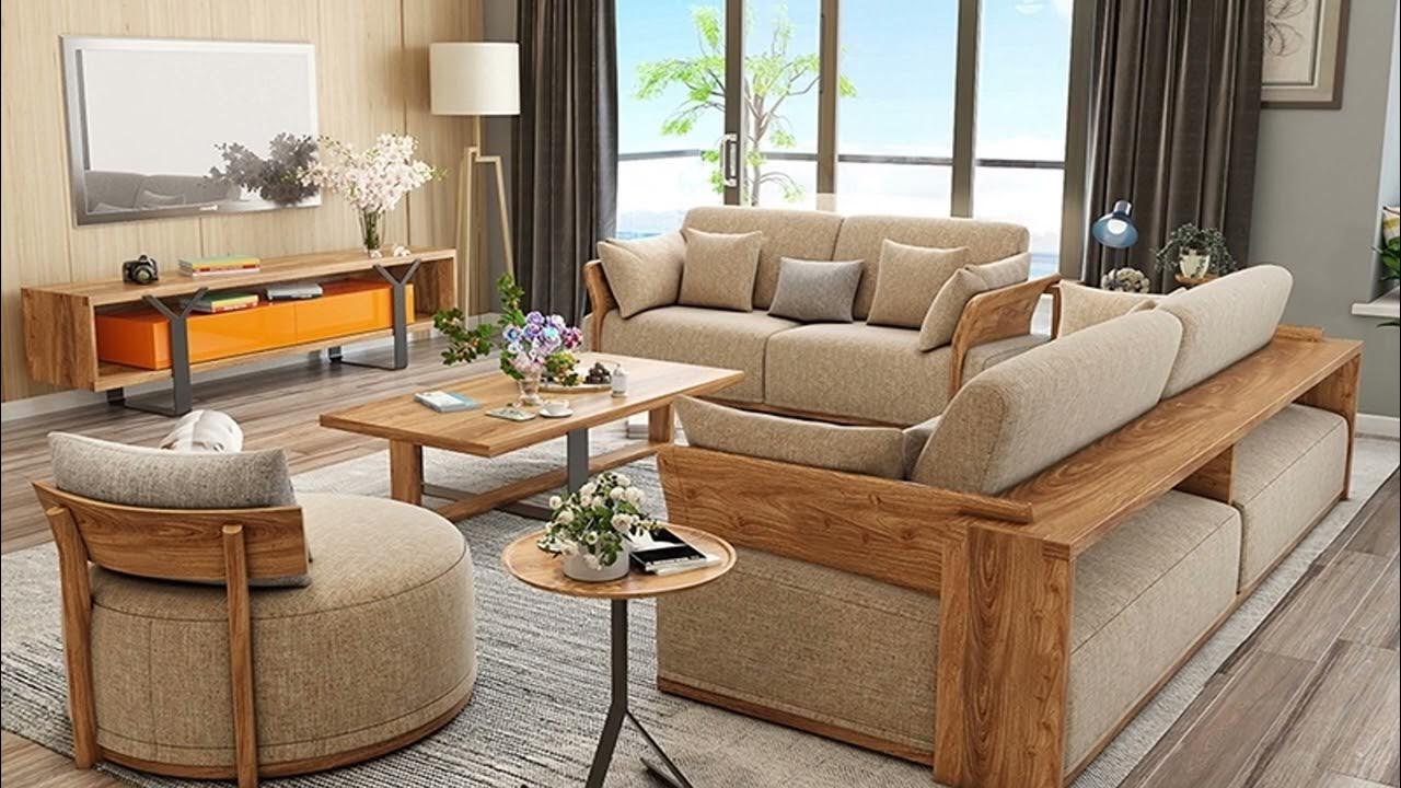 Elegant Wooden Sofa Design YouTube
