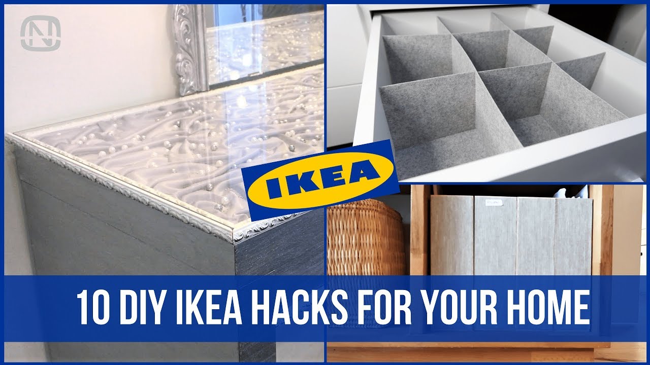 10 DIY IKEA HACKS to organize and decorate your home  | OrgaNatic