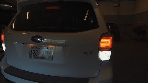 Diode Dynamics Tails for turns install on 2018 subaru forester xt