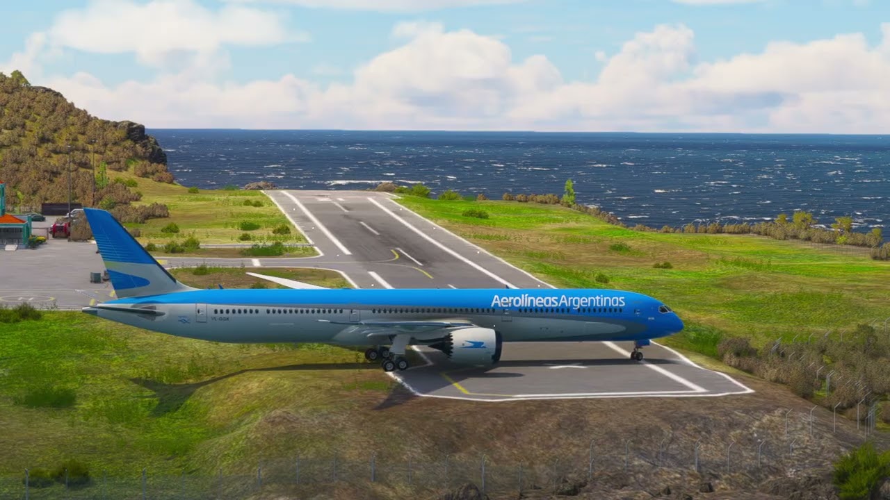 Massive B787 vs Short Runway – Most Intense Takeoff Ever Juancho E Yrausquin Airport