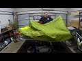 Moto camping Sleeping system Helinox cot  Nemo Cosmo air mattress and Zenbivy quilt