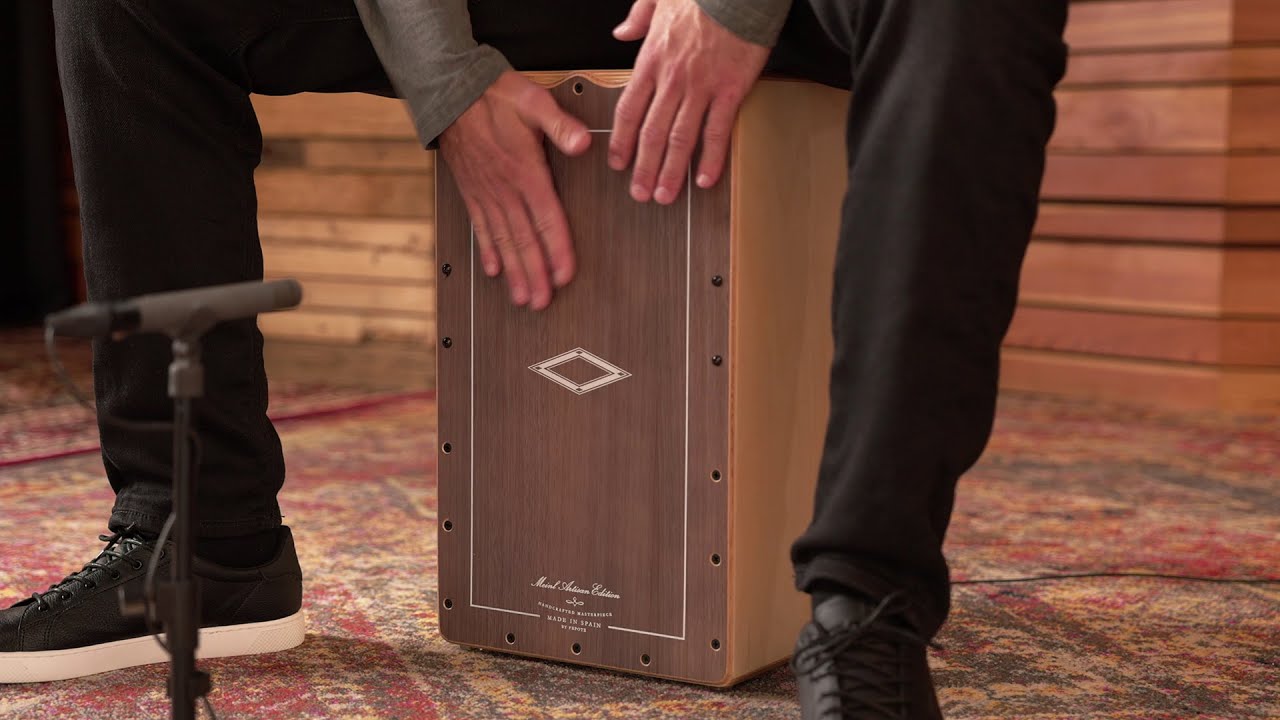 MEINL Percussion - Artisan Edition Cajon Tango Line - Grey Eucalyptus - AETLGE MEINL Percussion - Artisan Edition Cajon Tango Line - Grey Eucalyptus - AETLGE
