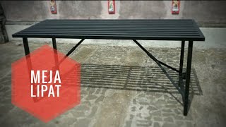 meja lipat simpel dan kokoh