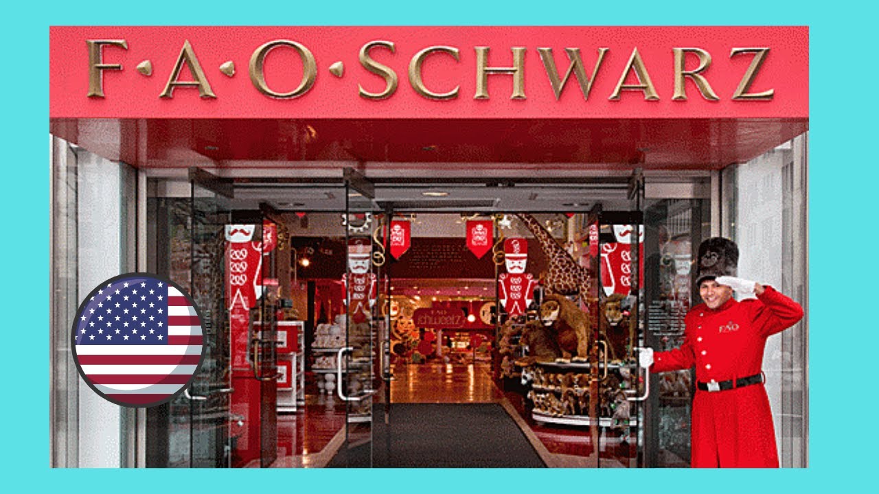 NEW YORK CITY: The world famous FAO SCHWARZ toy store (USA) 