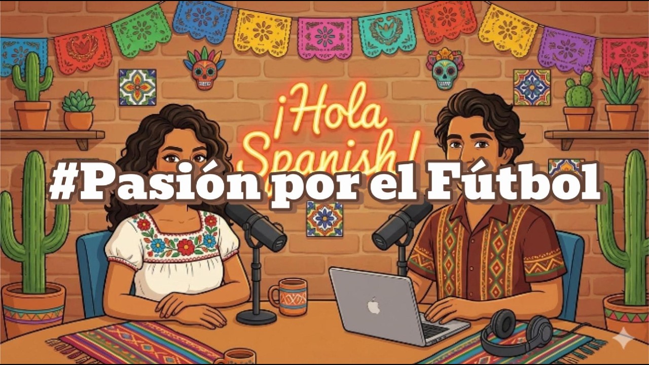 Spanish Listening Practice – Passion for Football | Learn to Speak Like a Mexican | Spanish Podcast