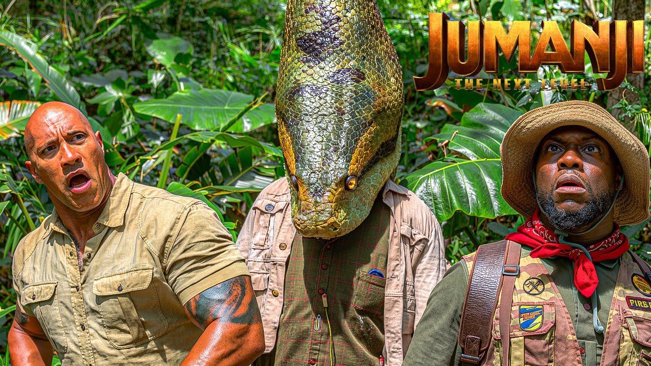 क्या यहाँ Anaconda 4 की शूटिंग चल रही है? इतना बड़ा साँप! |Jumanji The Next  Level | Dwayne Johnson