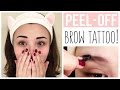 💖PEEL-OFF Eyebrow Tattoo?! | Etude House Product Review