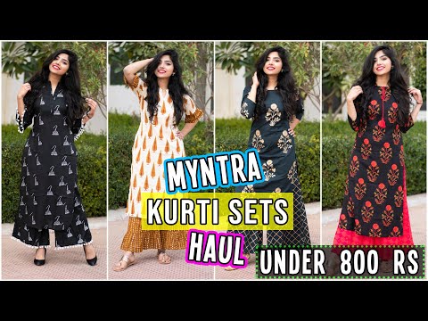 myntra kurtis haul