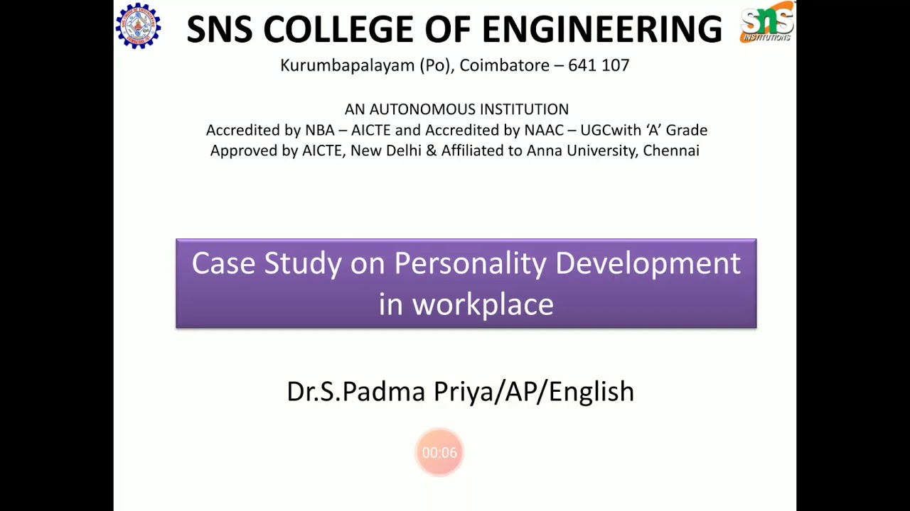 solved case study on personality