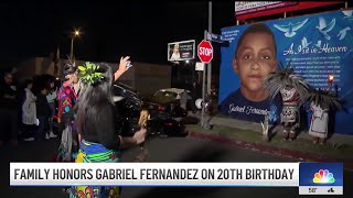 Family honors Gabriel Fernandez on 20th birthday
