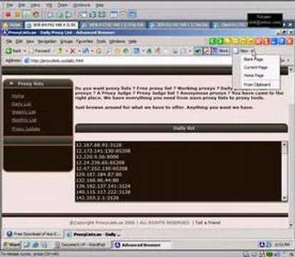 Be Anonymous on Internet (Proxy Server)