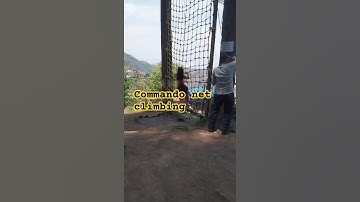 commando net climbing !! #shorts #ytshorts