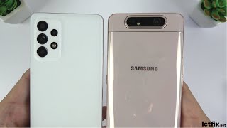 Samsung Galaxy A52 vs Samsung A80 Blackpink | Video test Display, SpeedTest, Camera Comparison