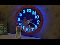 LED Edge Lit Backwards Clock Build