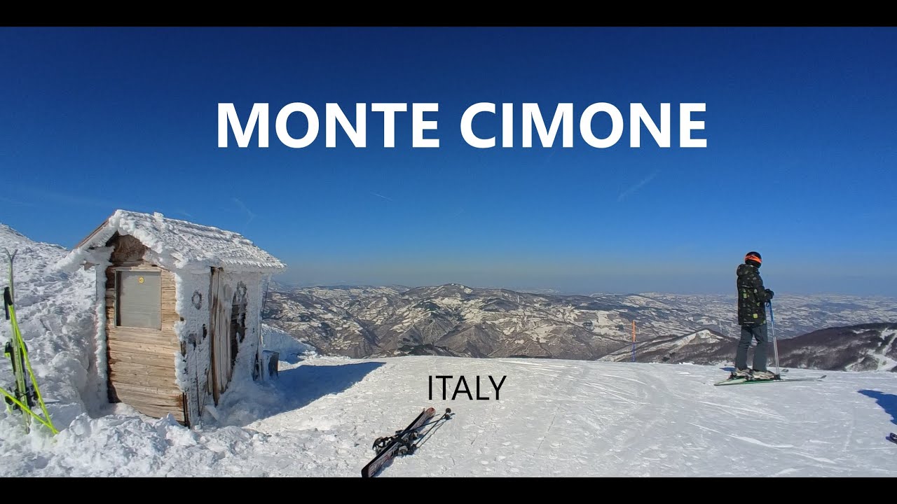 Skiing Montage - Monte Cimone Italy