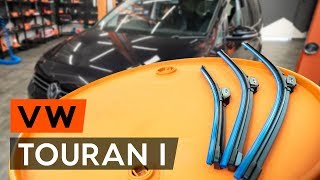 Cum se înlocuiesc stergatoare parbriz / lamela stergator pe VW TOURAN 1 (1T3) [TUTORIAL AUTODOC]