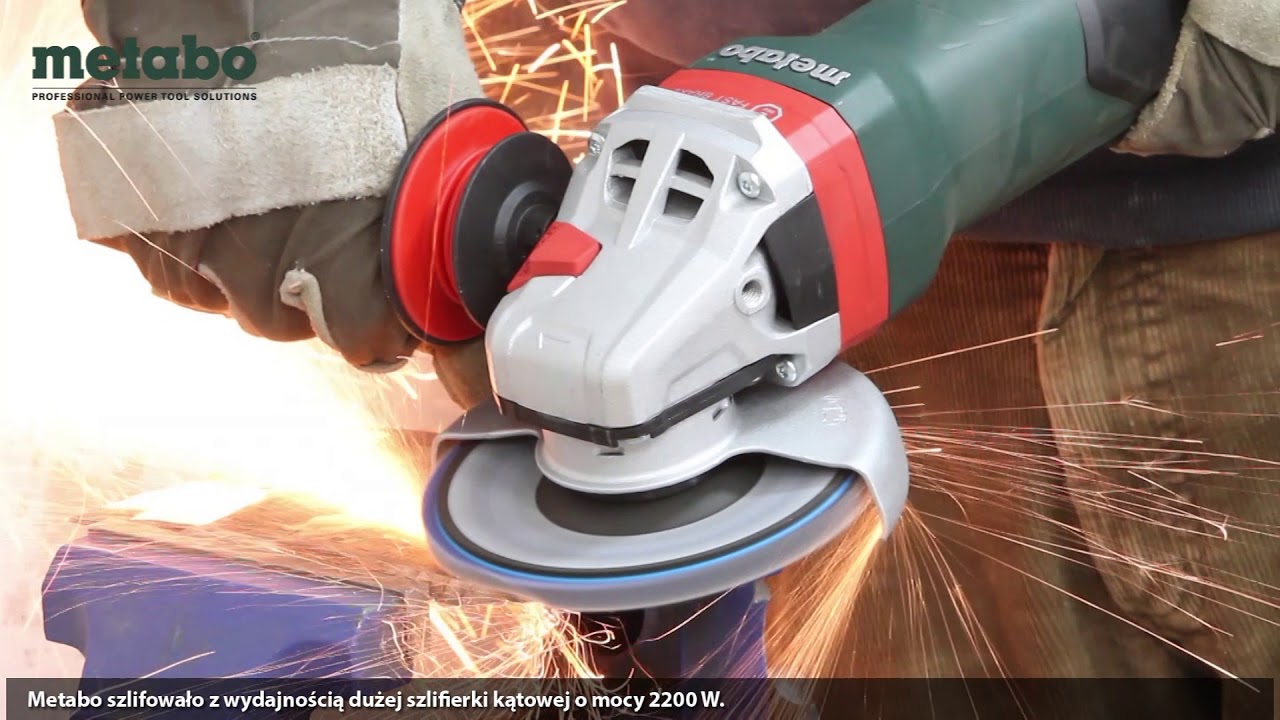 Test Szlifierki Katowej Metabo Wepba 17 125 Quick Youtube