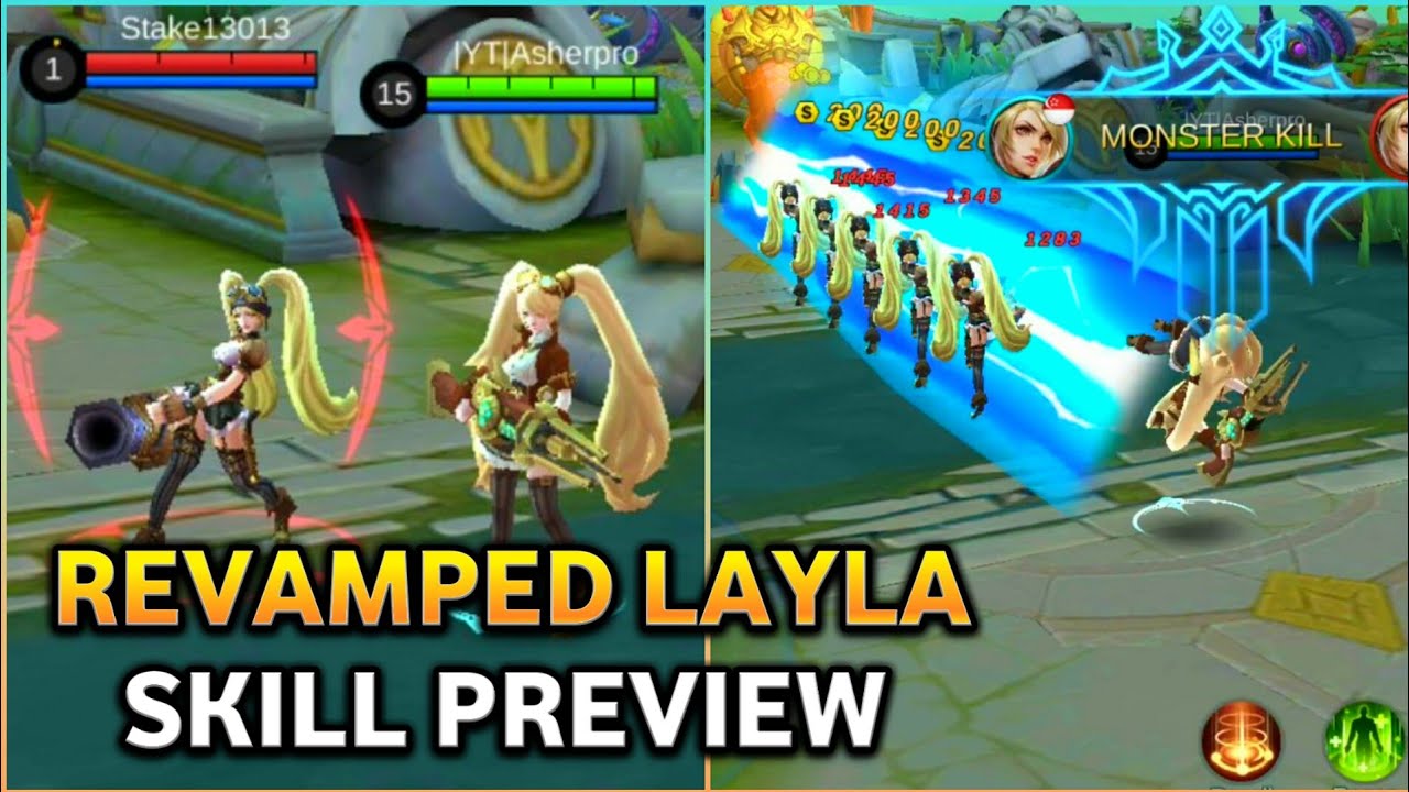 Revamped Layla Skill Effects | Remake Model Preview | Mobile Legends ...