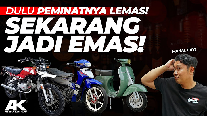 MAHAL BANGET CUY!! 3 Motor Lawas yang Sekarang Jadi Emas Versi Atenx Katros #AtenxKatros