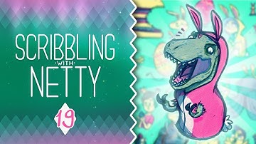 Happy EasRAWR! || Scribbling w/ Netty (19)