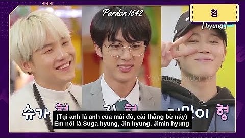 [VIETSUB] Học tiếng Hàn cùng BTS | Tập 06: Học cách xưng hô || Learn Korean with BTS (방탄소년단) Ep.06
