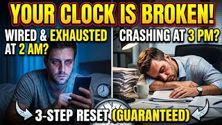Your Body Clock Is Broken! Fix It in 3 Simple Steps🥱