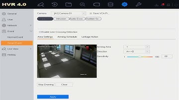 Hikvision GUI 4.0 Line Crossing