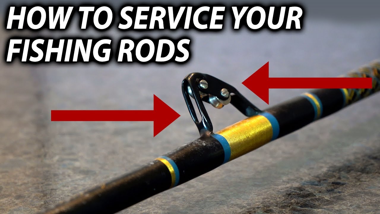 How to Clean Roller Guided Fishing Rods 