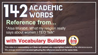 142 Academic Words Ref from Alaa Murabit: What my religion really says about women | TED Talk
