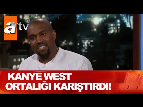 Ünlü rapçi Kanye West, ortalığı fena karıştırdı!  - Atv Haber 25 Ağustos 2020