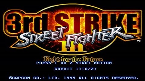 CPS3 Emulator Test: Street Fighter III: Third Strike