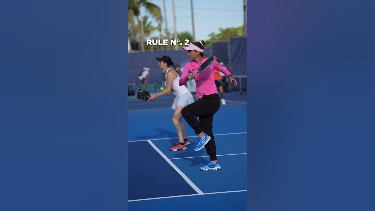 My No.1 rule on the pickleball court 😁