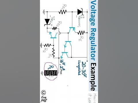 Voltage Regulator Design Example How to choose circuit parameters Circuit Diagram