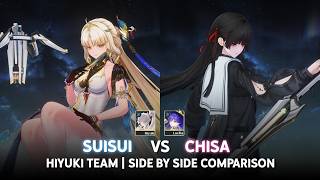 S0 Suisui VS S0 Chisa | Hiyuki Team Side By Side Comparison  | Wuthering Waves 3.5