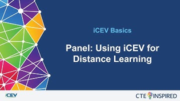 Panel: Using iCEV for Distance Learning