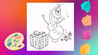 Olaf Frozen Disney || Coloring Book