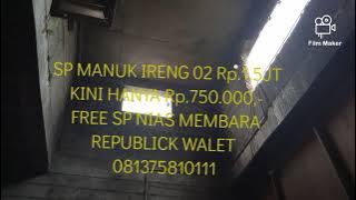 PROMO BLN APRIL 2021 UNTUK SP MANUK IRENG 02 FREE SP NIAS MEMBARA HARGA Rp.750.000,-