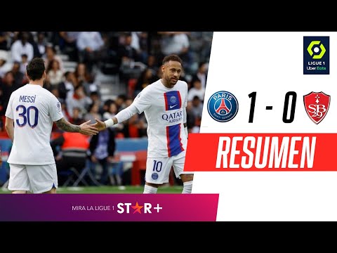 ¡ASISTENCIA DE MESSI Y GOLAZO DE NEYMAR PARA LA VICTORIA DEL PSG! | PSG 1-0 Stade Brest | RESUMEN