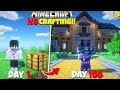I Spend 100 Days in Minecraft, But I can't craft anything!!