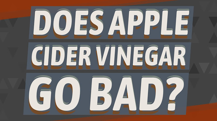 Does apple cider vinegar actually expire?