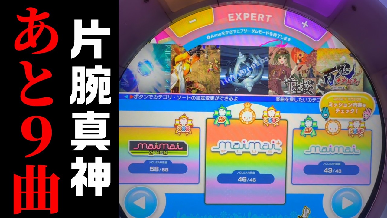 【片腕真神 赤以下全AP!!!】 Spin me harder ST EXPERT 片腕 AP 上下ミラー 【直撮りmaimai DX】 (Player:Anthoney)