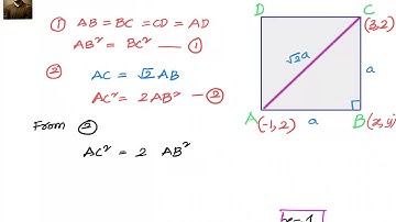 Coordinate Geometry: X grade - Given 2 opposite vertices of a square, find the other 2 vertices