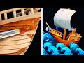 Mini pirate ship  wonderful diy crafts from professionals you can make yourself