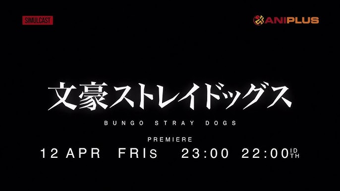 Bungo Stray Dogs Season 5 Announced, Premieres in July